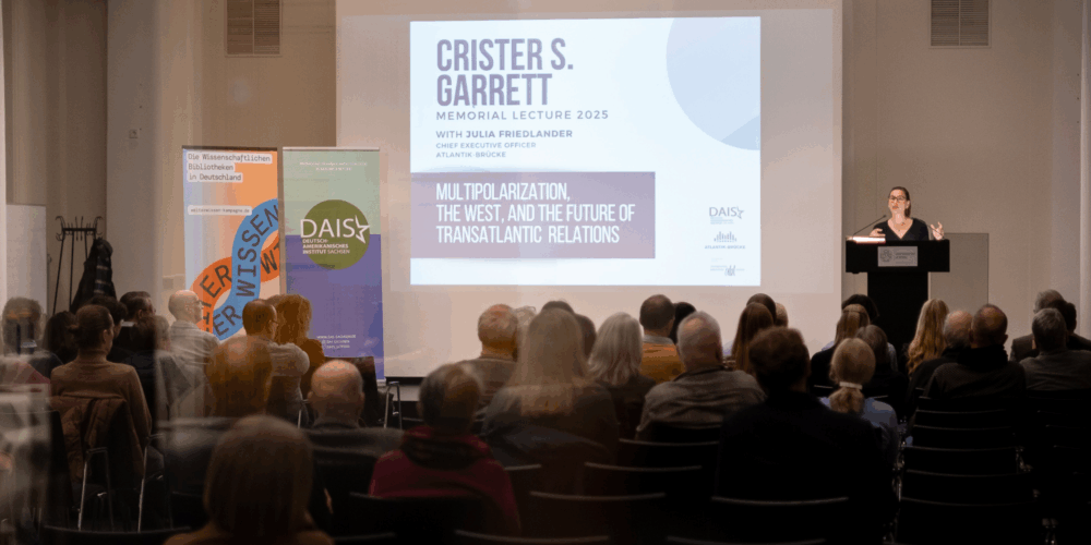 Julia Friedlander at the Crister Garrett Memorial Lecture