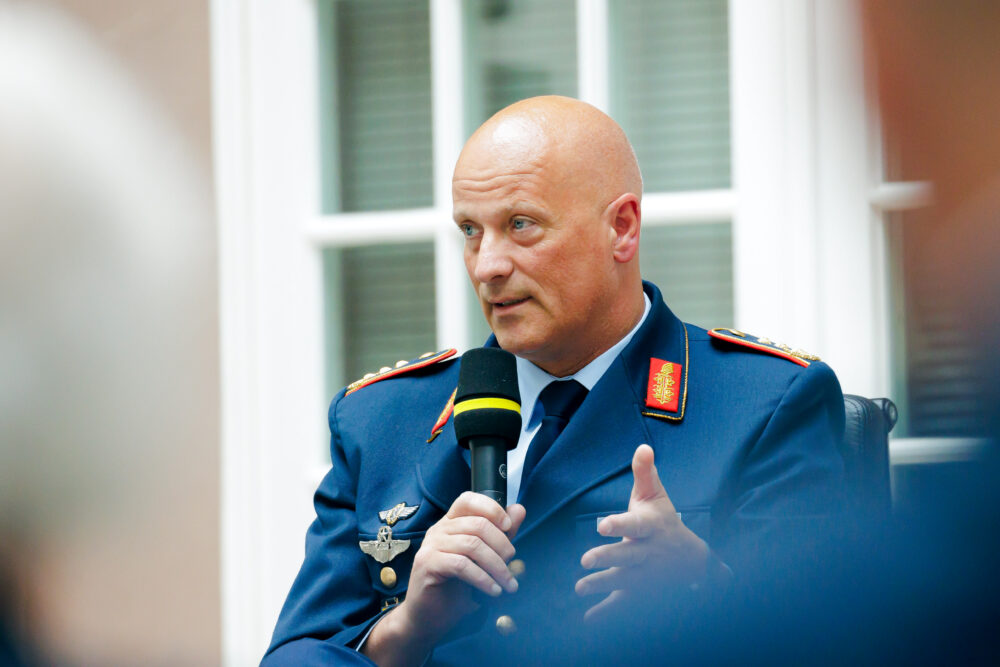 Paneldiskussion "Go East: What to Expect from the NATO Summit in Vilnius" mit Piritta Asunmaa, Fiona Hill, Generalleutnant Ingo Gerhartz und Alexander Graf Lambsdorff