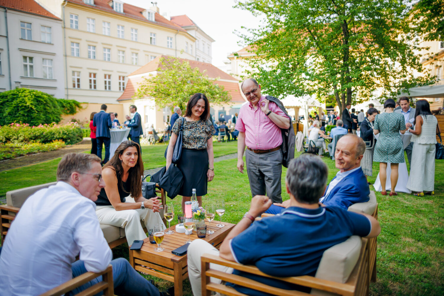 Sommerfest im Garten des Magnus-Hauses