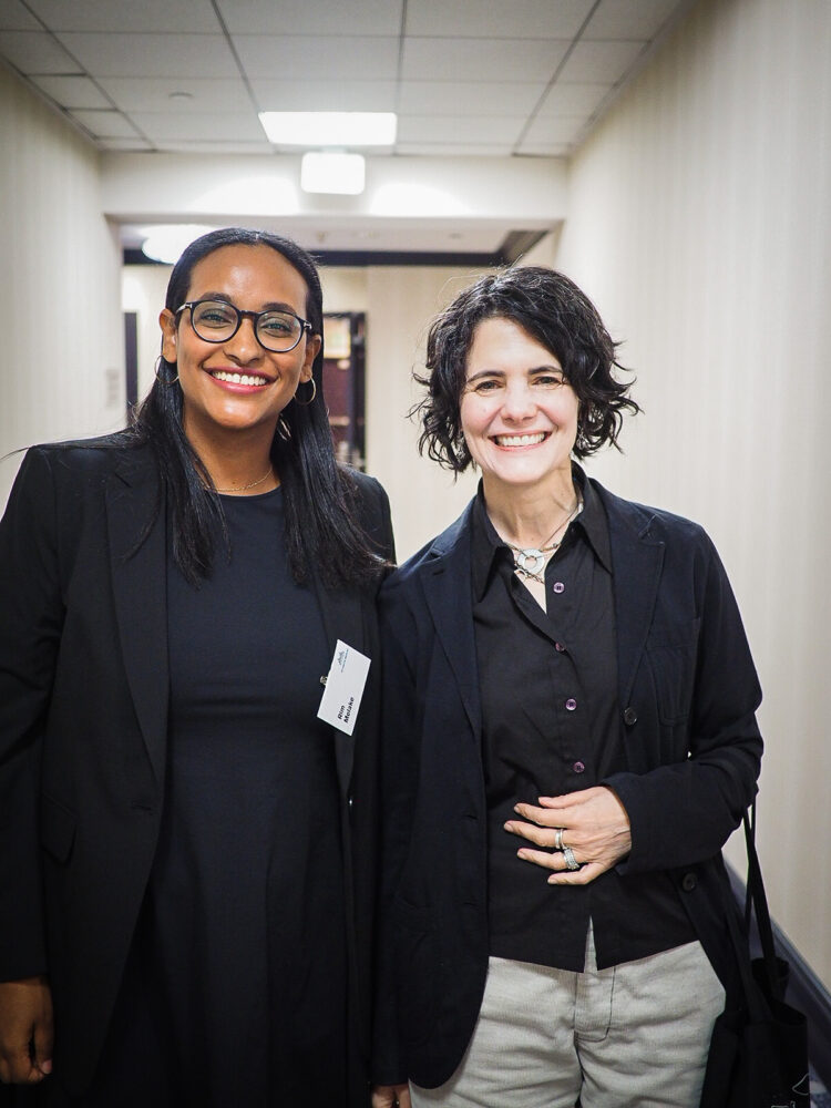 Ambassador Hachigian with Alumna Rim Melake