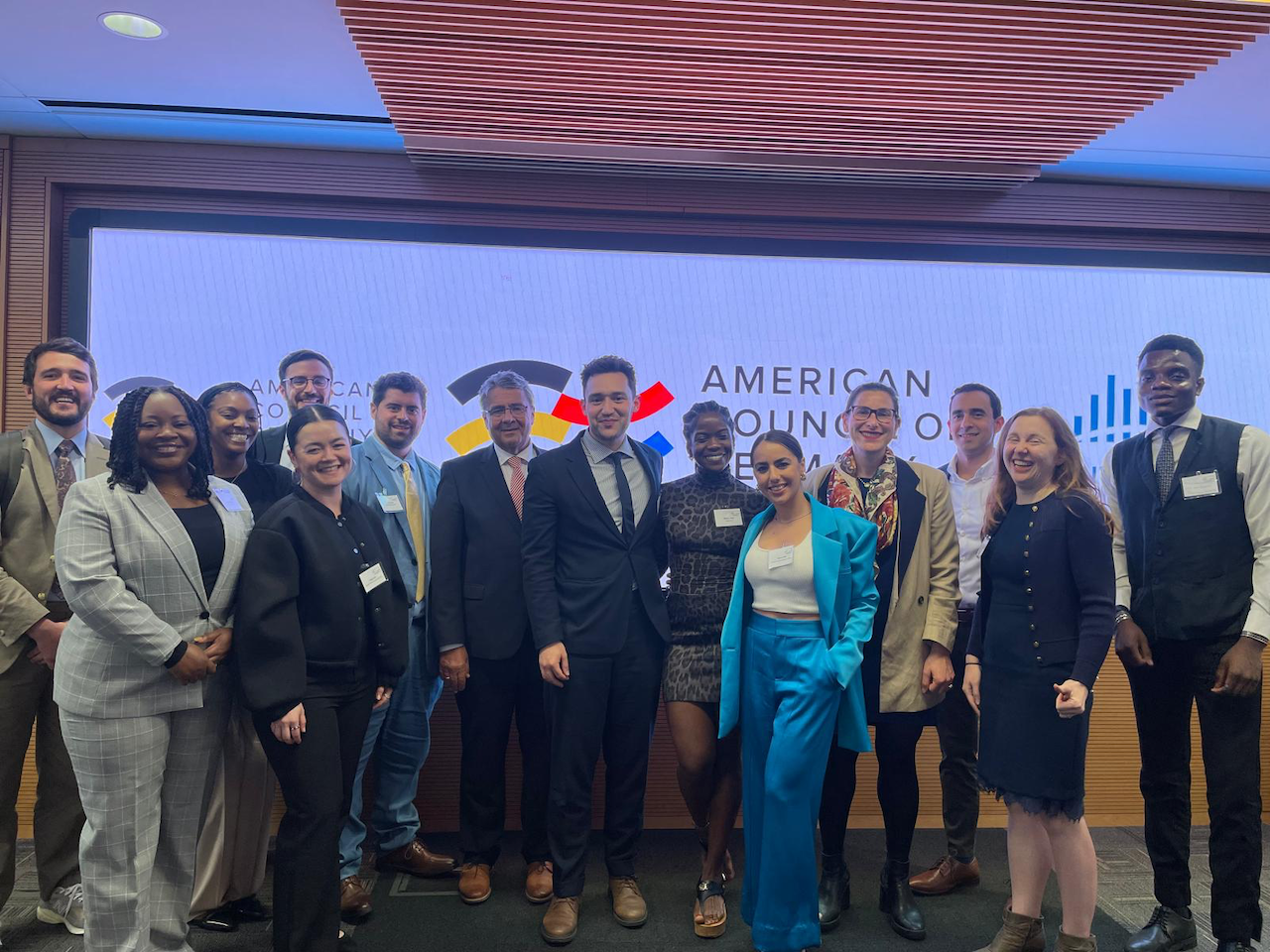 New Bridge Alumni with Julia Friedlander and Sigmar Gabriel