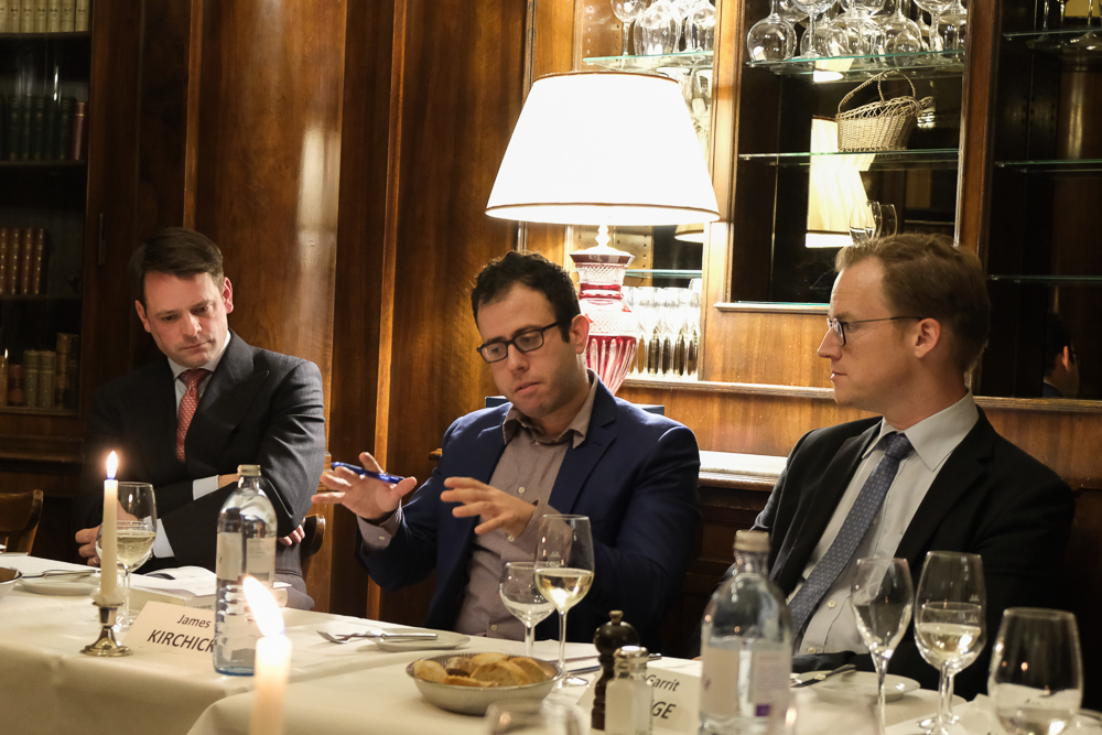 James Kirchick beim Roundtable der Atlantik-Brücke