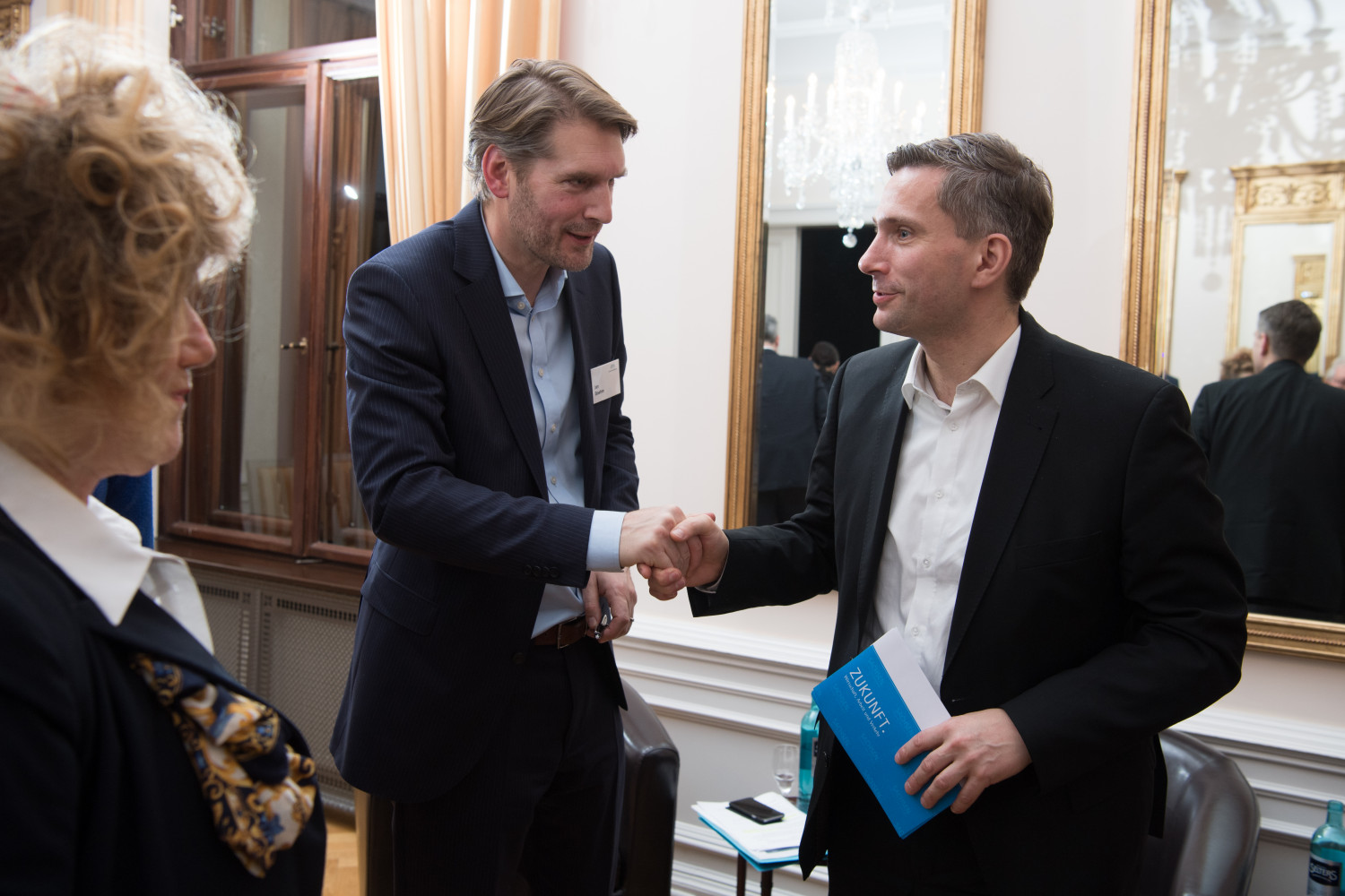Dr. Jan Boehm und Staatsminister Martin Dulig
