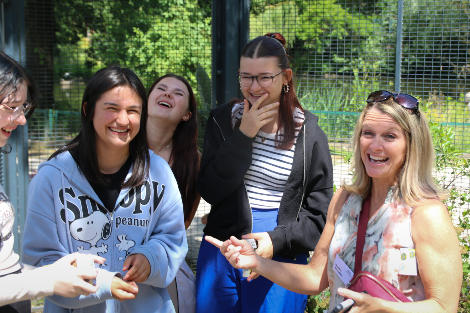 Visit to the America Zoo in Limbach-Oberfrohna with students of Pestalozzi-Schule