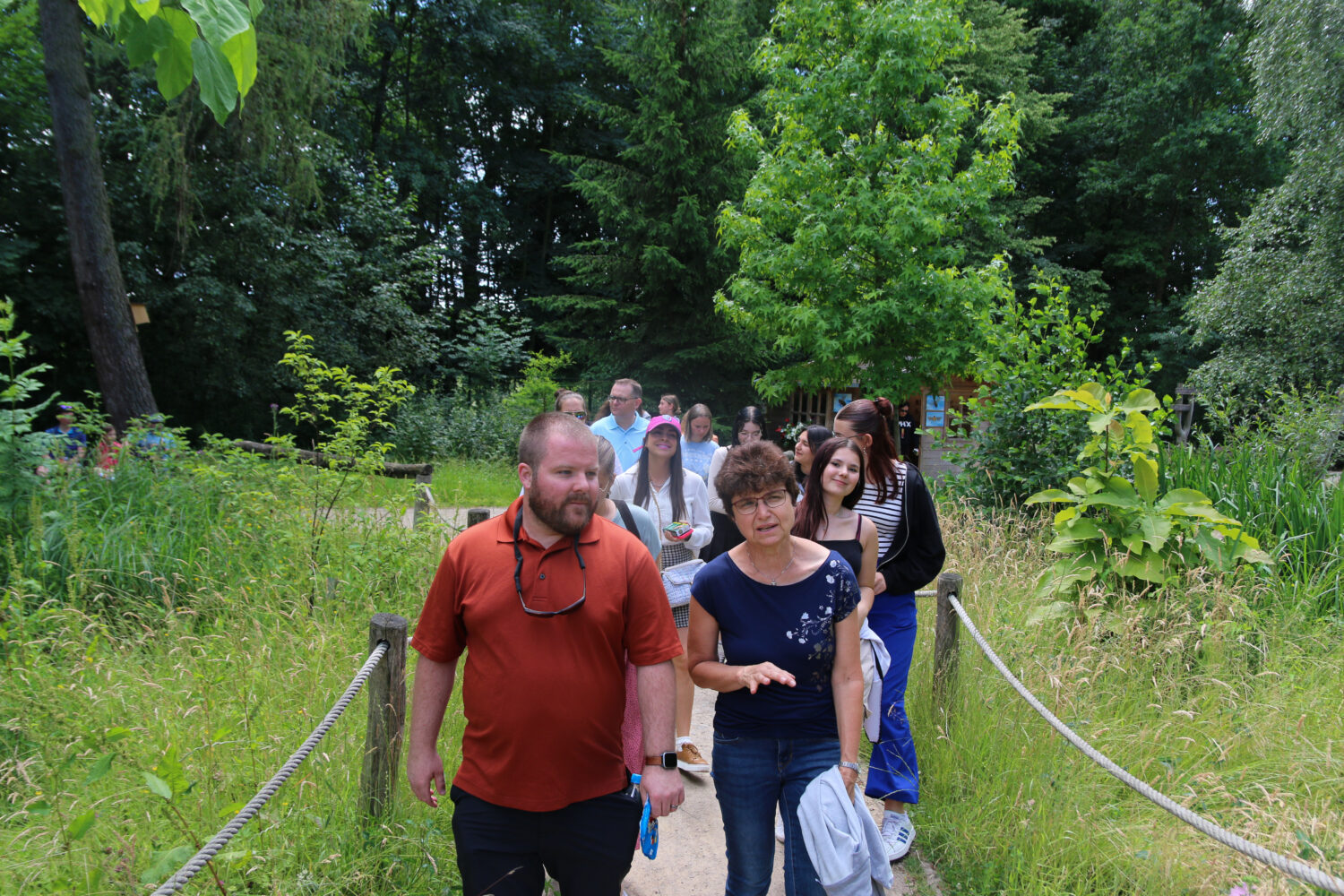 Visit to the America Zoo in Limbach-Oberfrohna with students of Pestalozzi-Schule