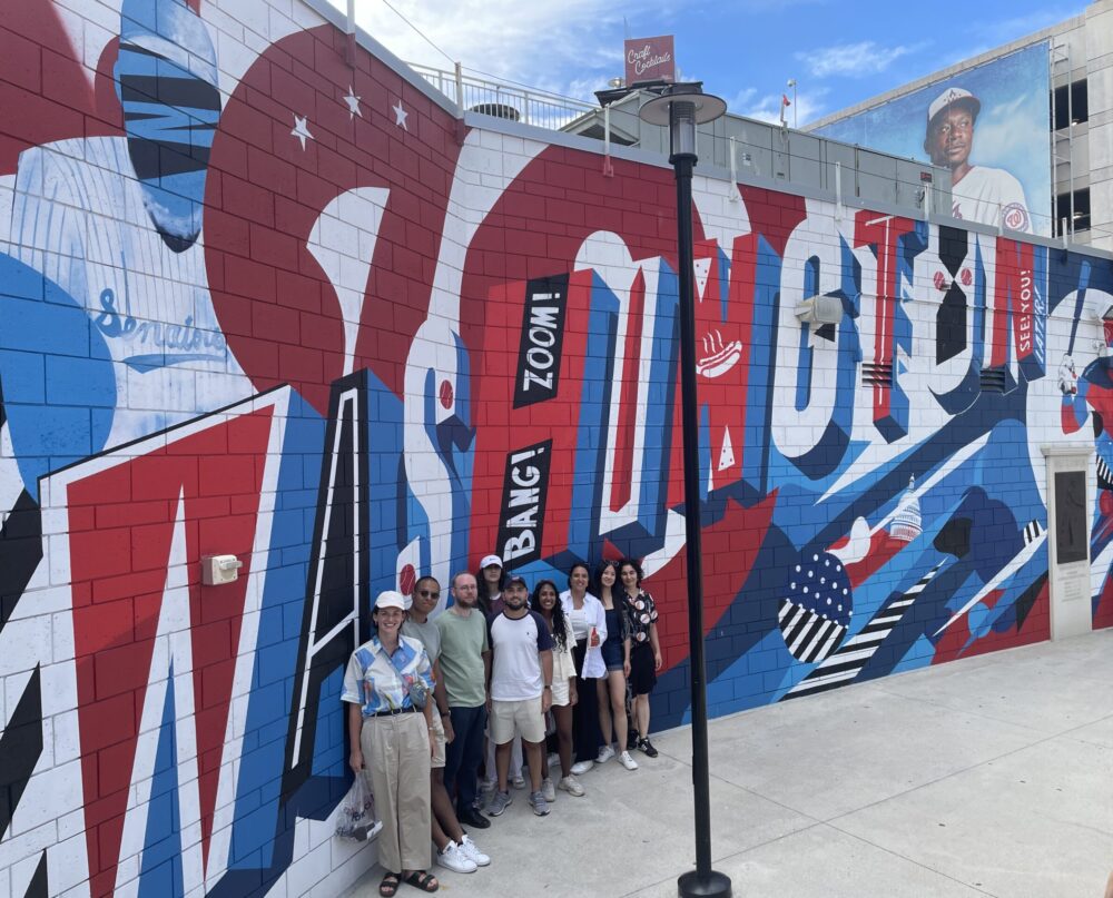 Die Fellows beim Baseball Spiel in Washington D.C. - Go Nats!