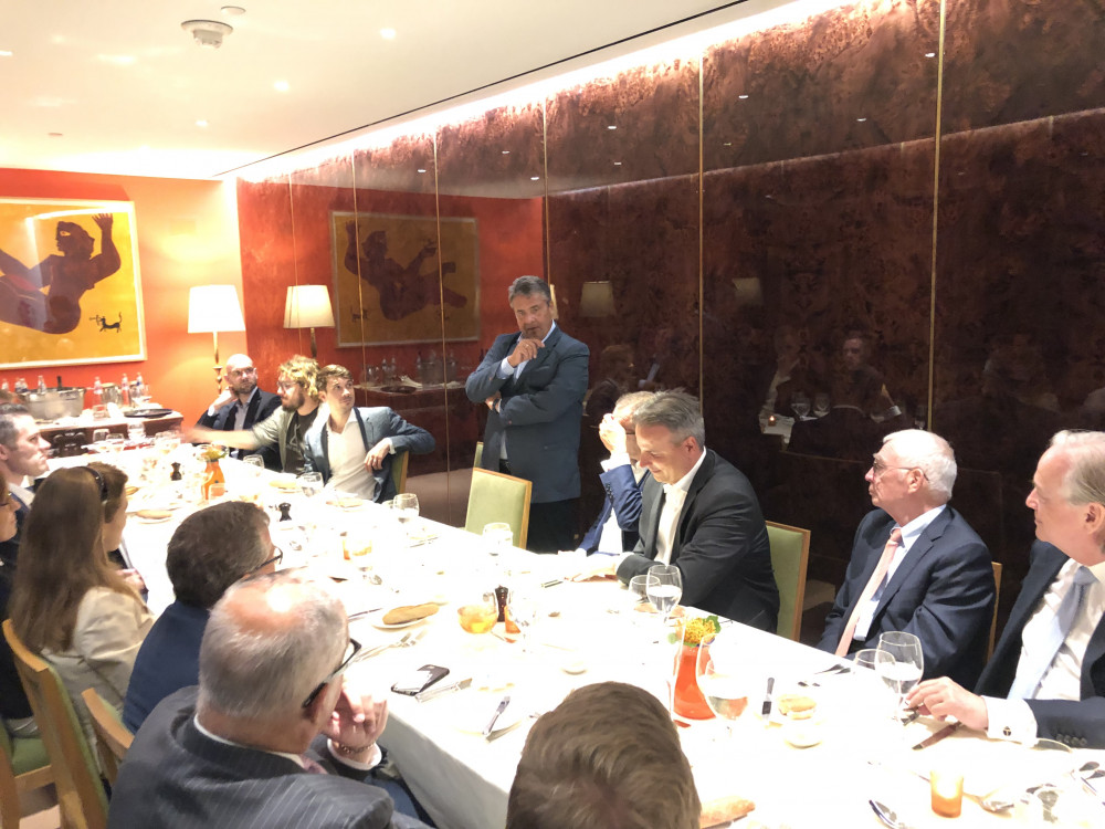Dinner mit Mitgliedern der Atlantik-Brücke und Young Leaders-Alumni in New York
