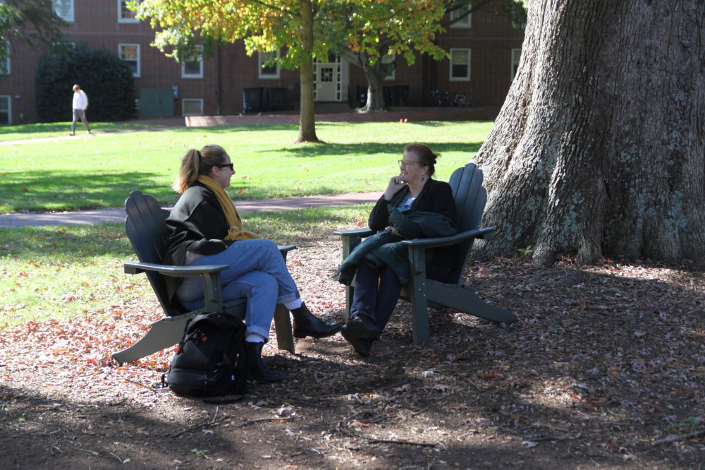 Zu Besuch auf dem Campus des Davidson College.