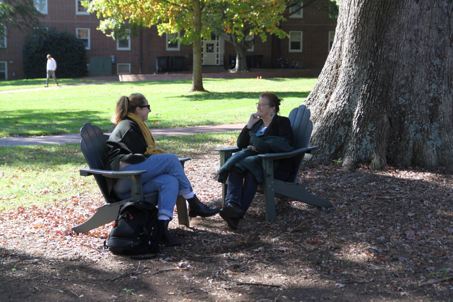 Zu Besuch auf dem Campus des Davidson College.