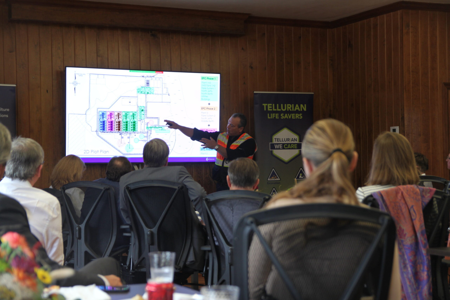 Besuch der Tellurian LNG-Terminals in Houston