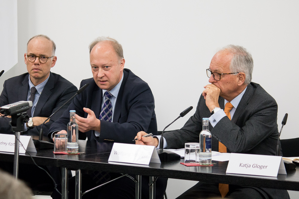 Podiumsdiskussion mit Andrew Weiss, Dr. Andrey Kortunov, und Botschafter Wolfgang Ischinger