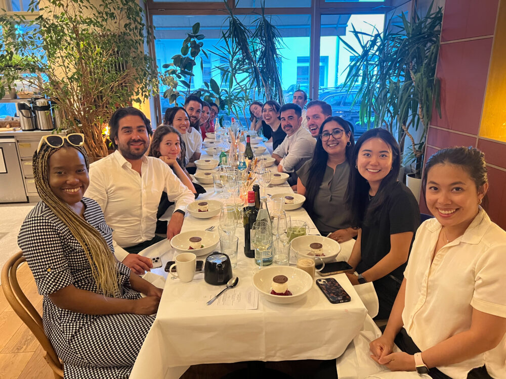 Dinner with Fridays for Future activists Helena Marschall and Samira Ghandour