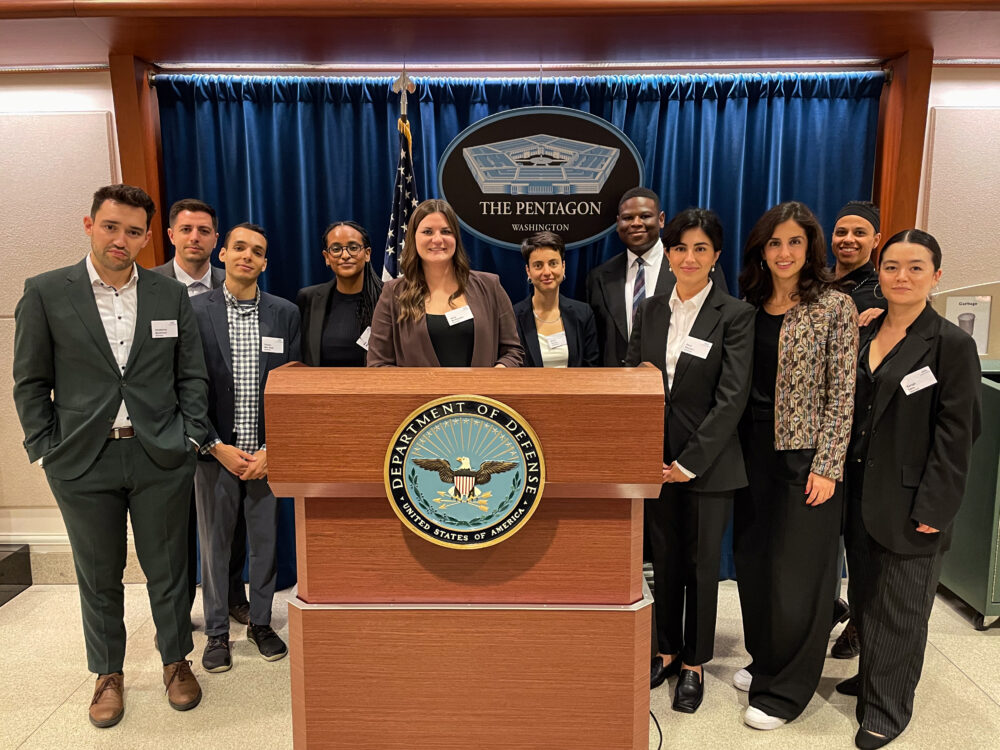 Die New Bridge Fellows bei Ihrem Besuch im Pentagon 