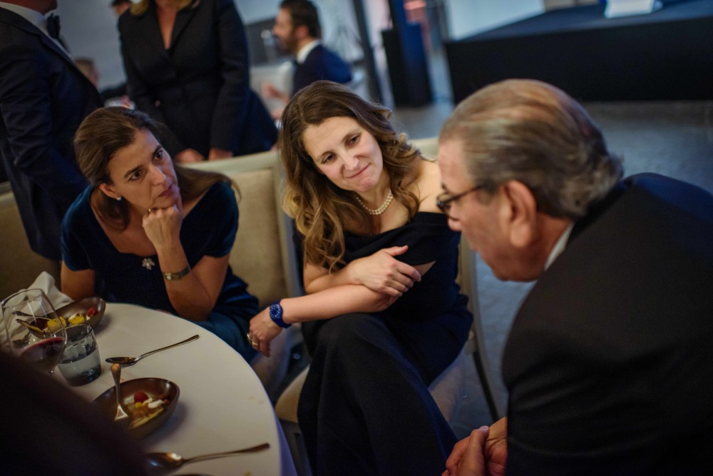 Nagila Warburg, Chrystia Freeland, Max Warburg