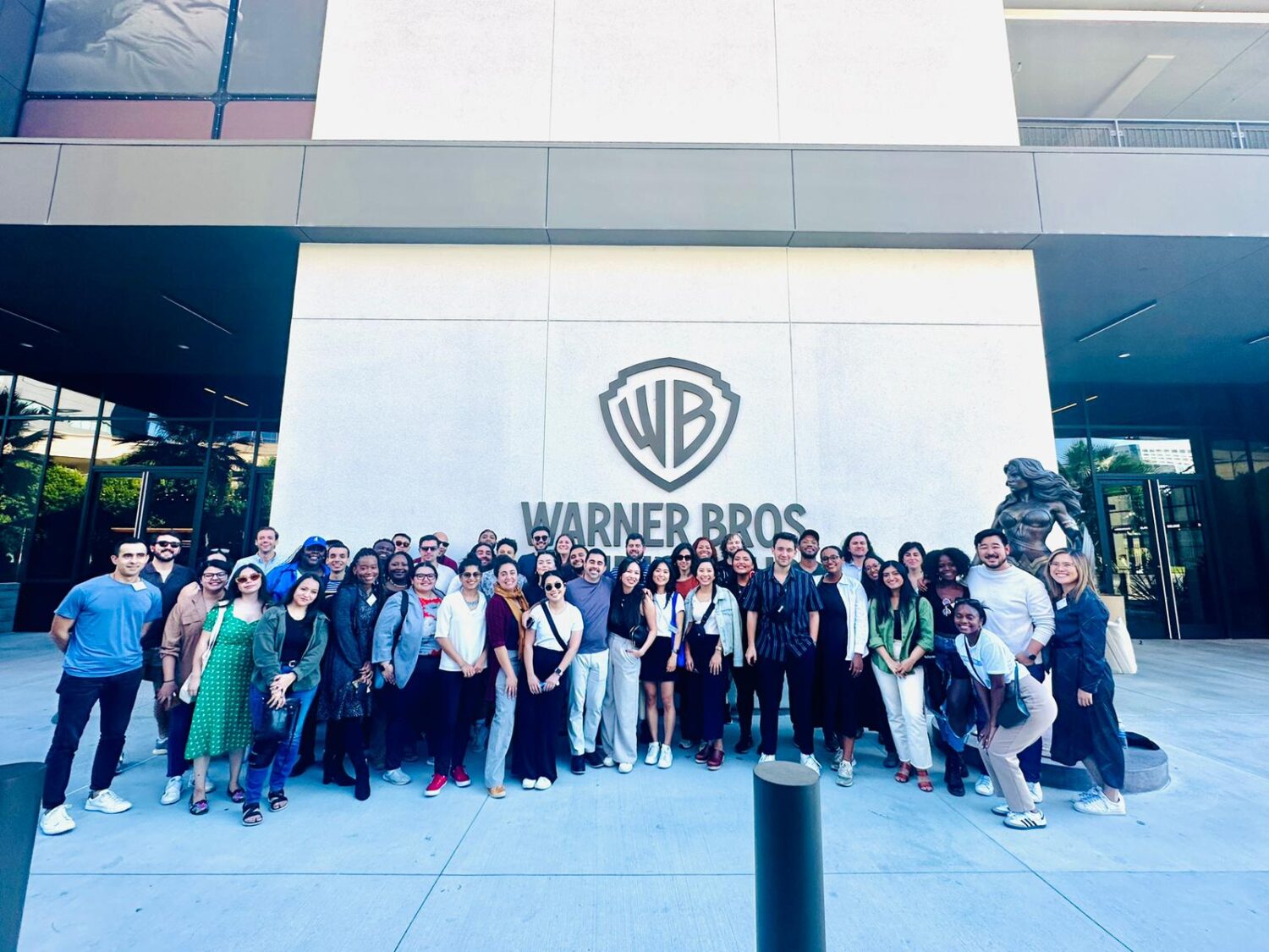 The group at Warner Brothers