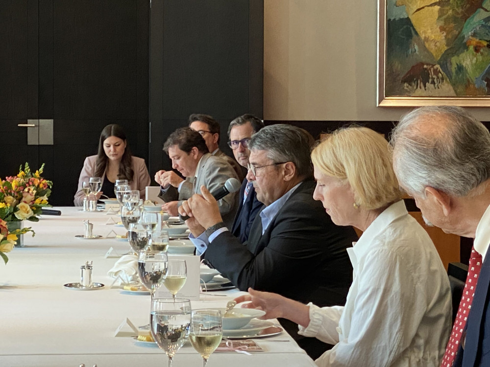 Lunch Discussion at the residency of Ambassador Dr. Emily Haber