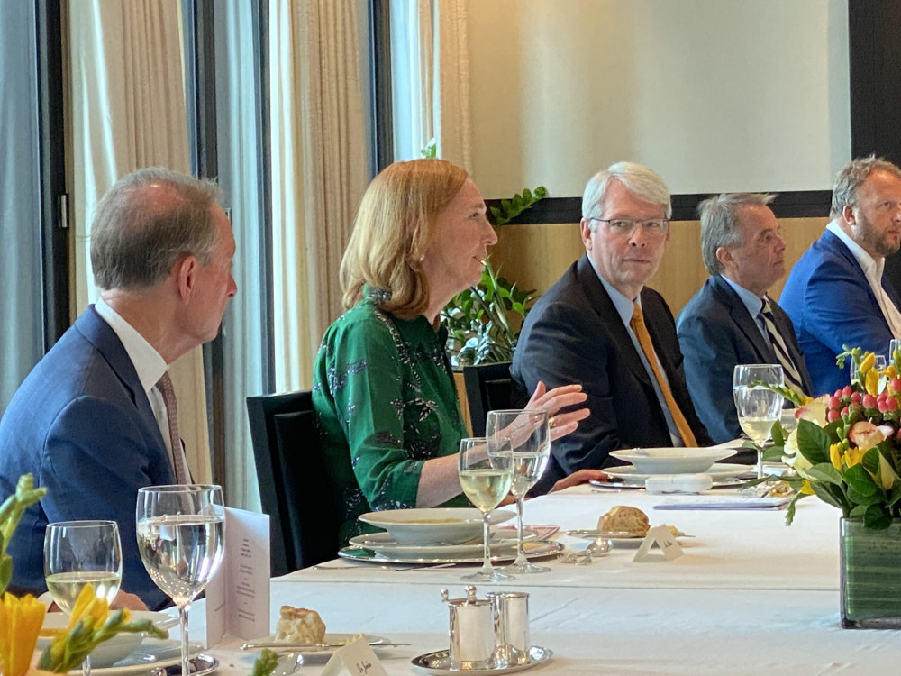 Lunch Discussion at the residency of Ambassador Dr. Emily Haber