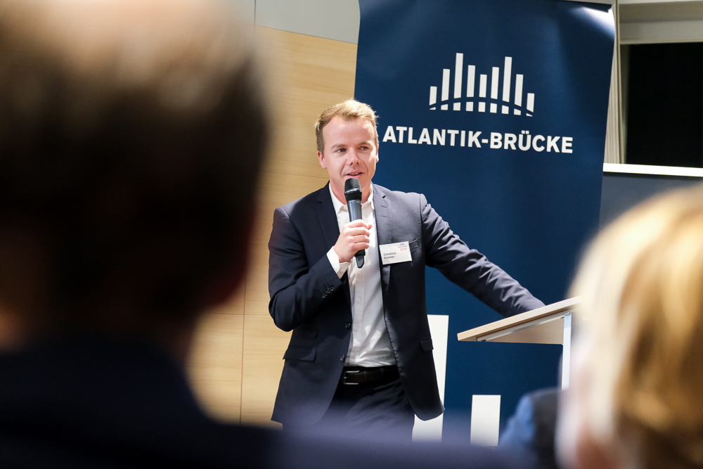 Cornelius Pollmer bei der Young Leaders-Reunion der Atlantik-Brücke