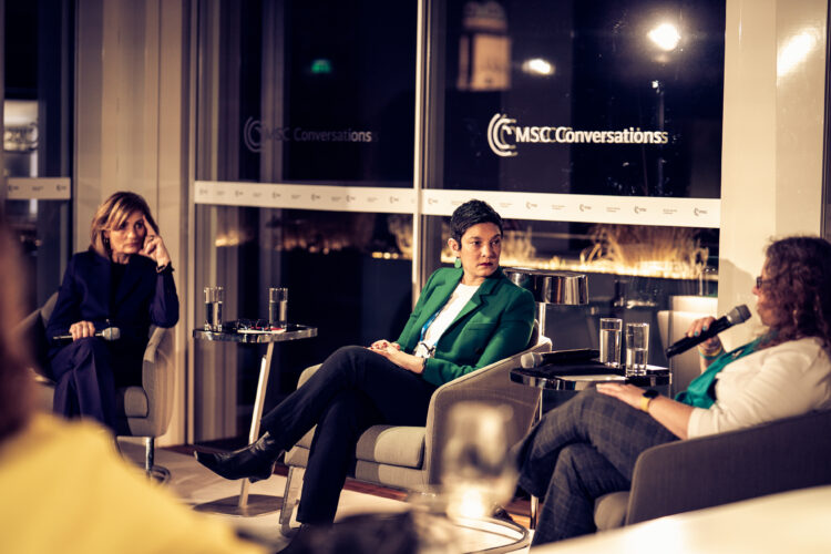 15.02.2025, Munich, MSC2025, Munich Security Conference, Bayerischer Hof | Dachgarten Lounge: MSC 2025 - Beyond Victims: Women as Architects of Lasting Peace
Photo: MSC/Jens Hartmann