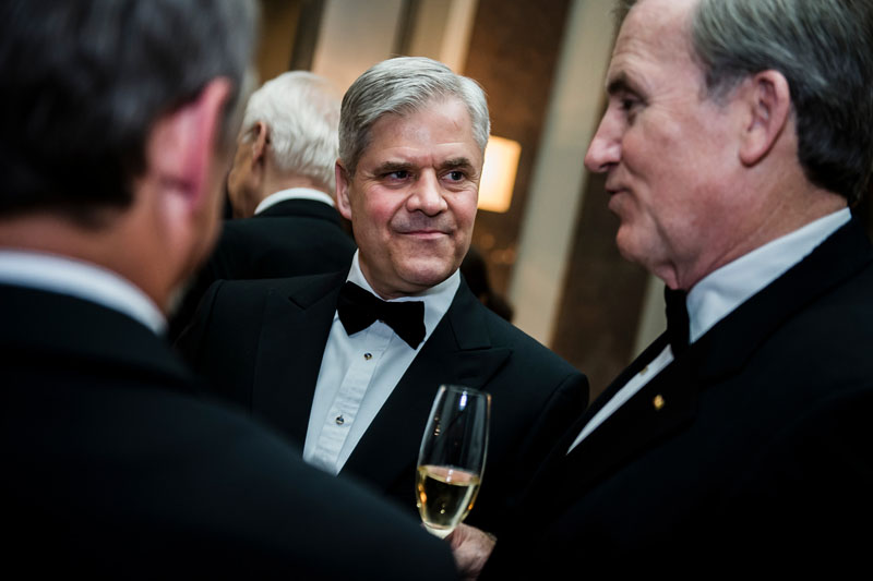Verleihung des Eric-M.-Warburg Preises 2014an Dr. Richard von Weizsäcker, Bundespräsident a.D. durch den Vorstand der Atlantik-Brücke e.V. im Hotel de Rome in Berlin.Copyright: raum11/Gregor Fischer, 04.06.2014