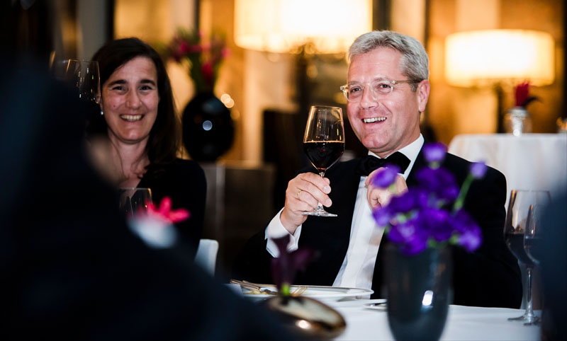 Verleihung des Eric-M.-Warburg Preises 2014an Dr. Richard von Weizsäcker, Bundespräsident a.D. durch den Vorstand der Atlantik-Brücke e.V. im Hotel de Rome in Berlin.Copyright: raum11/Gregor Fischer, 04.06.2014