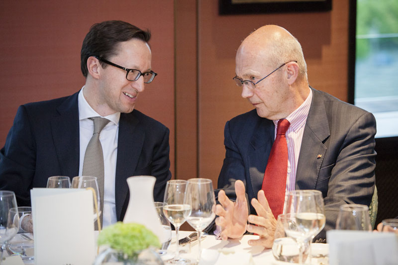 Robert Zoellick in Berlin bei der Atlantik Bruecke im China Club, Berlin 8.6.2015, Copyright: Raum11/Jan Zappner