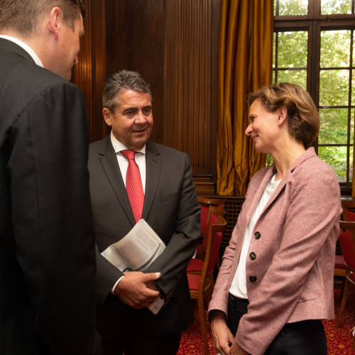 Frankfurt Luncheon mit Sigmar Gabriel