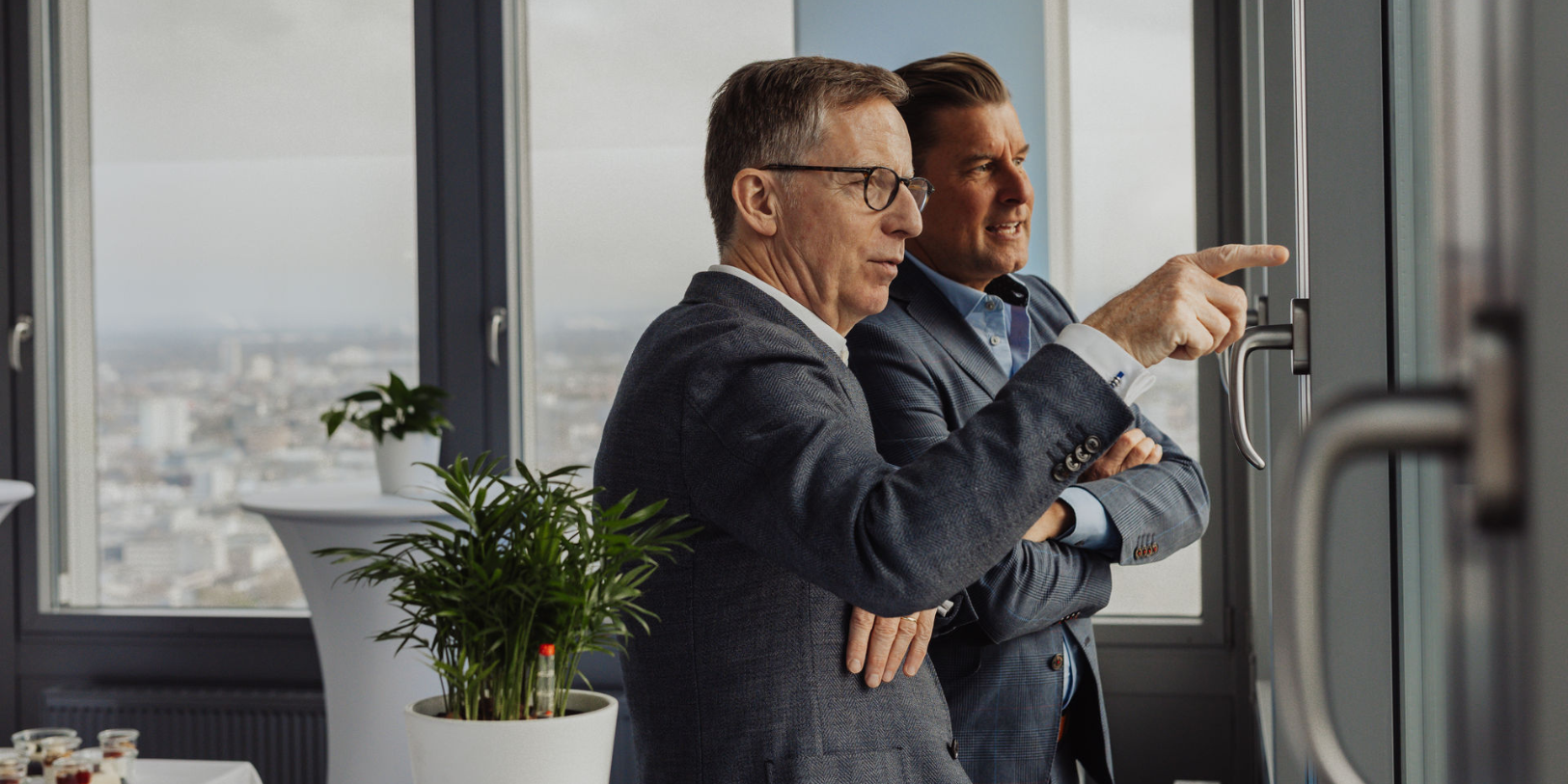 v.l.n.r. Michael Hüther und Michael Kolz