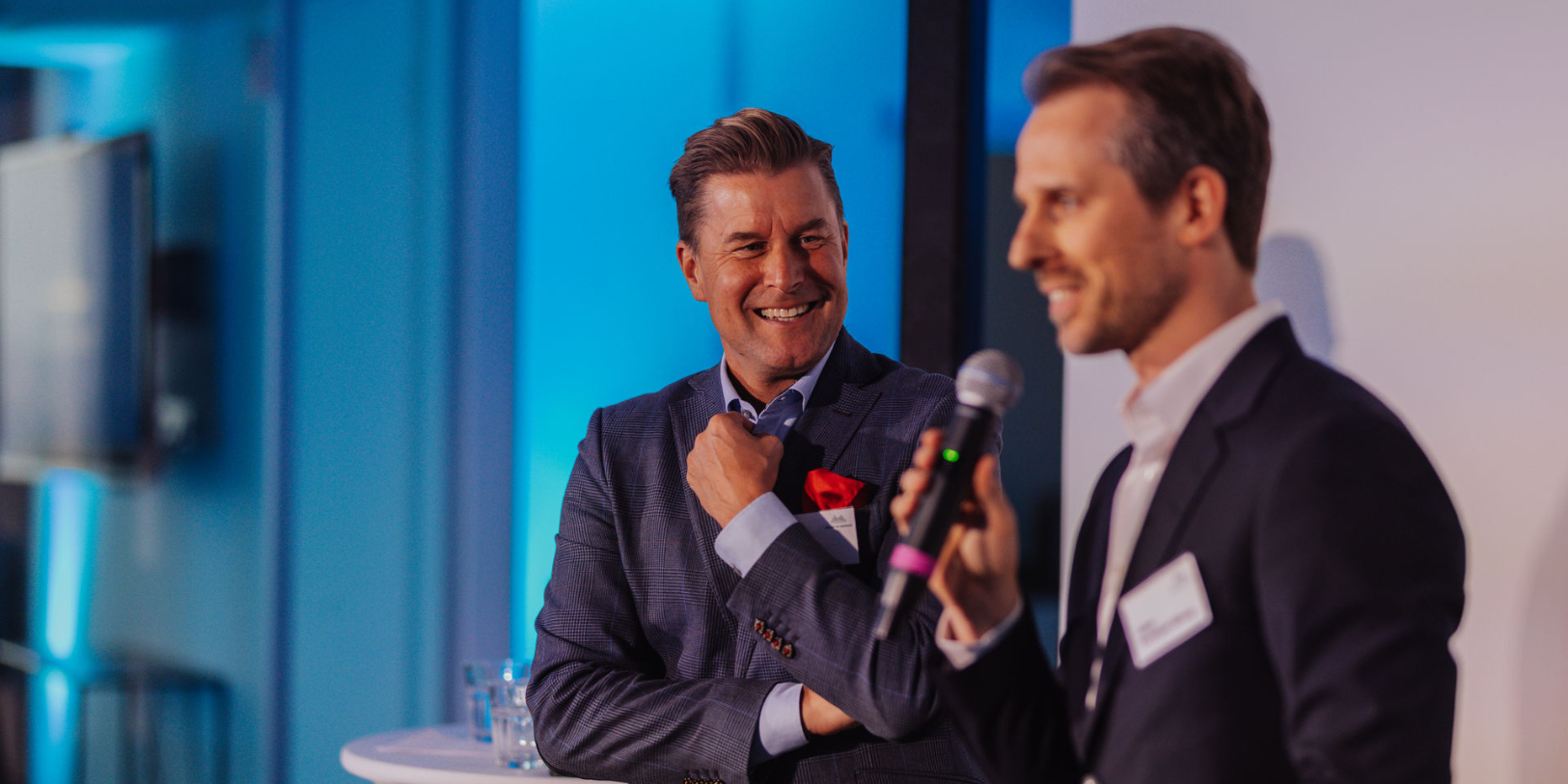 v.l.n.r. Michael Kolz und Steven Lewandowski