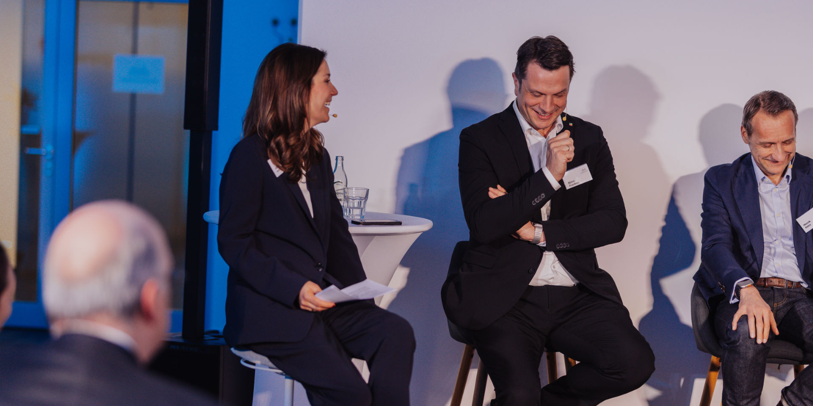 v.l.n.r. Julia von Cube, Björn Franken, Henrik Hahn