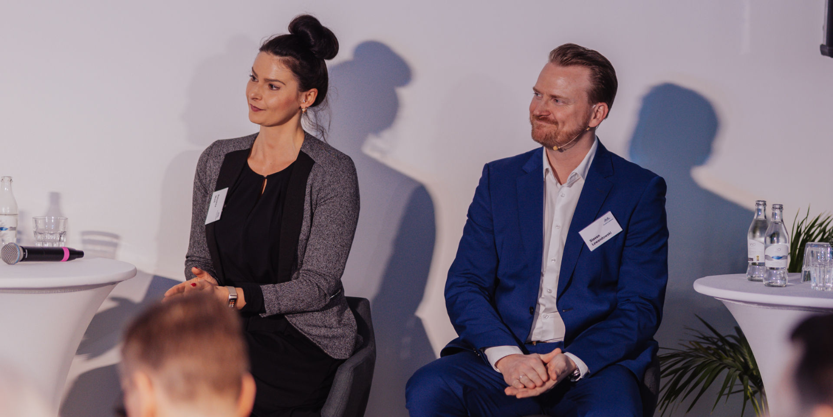 v.l.n.r. Rebecca Weiß, Steven Lewandowski