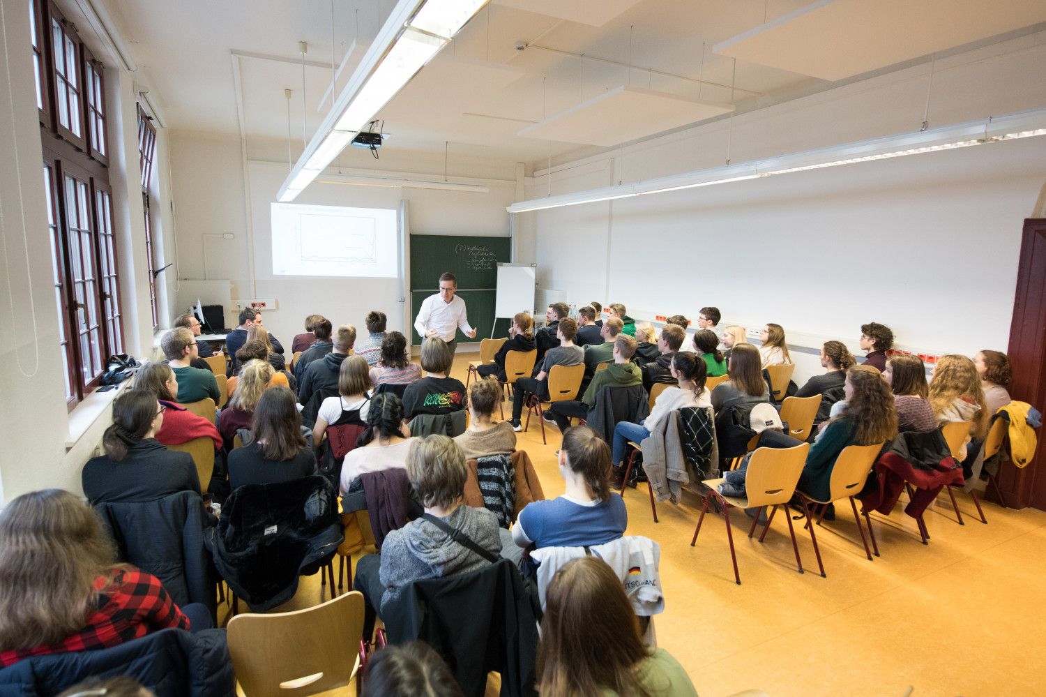 Vortrag von Prof. Dr. Michael Hüther an der Louise-Otto-Peters-Schule in Leipzig