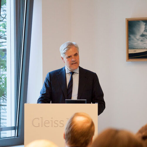 “Opt in or opt out?” – Lecture by Prof. Dr. Andreas Dombret